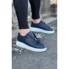 K&A  KA010 Lacivert Cilt Erkek Casual Ayakkabı