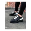 K&A  KA029 3 Bant Legend Kömür Beyaz Kalın Taban Casual Erkek Ayakkabı
