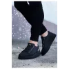 K&A  KA029 3 Bant Legend Kömür Kalın Taban Casual Erkek Ayakkabı