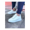 K&A  KA08 Beyaz Düz Erkek Casual Ayakkabı