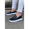 K&A  KA161 Siyah Rugan Erkek Casual Ayakkabı