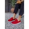 K&A Mevsimlik Keten Ayakkabı 008 Kırmızı