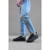 K&A Sneakers Ayakkabı 010 Siyah (Siyah Taban)