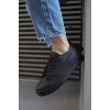 K&A Sneakers Ayakkabı 010 Siyah (Siyah Taban)