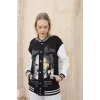 Luz&Pos Kadın Oversize Kolej Ceket - Siyah