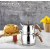Kahramanlar Yağmur Ahşap Saplı Mega Çaydanlık
