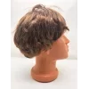 Kahverengi Kısa Kesim İçi Astarlı Erkek Peruğu