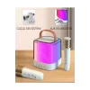 Karaoke Bluetooth Hoparlör Aggıy Ag-s7 Kablosuz Mikrofonlu Rgb Led Parti Işıklı
