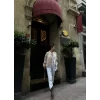 Luz&Pos Kaşe Kaşmir Fermuarlı Ceket - Bej