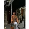 Luz&Pos Kaşe Kaşmir Fermuarlı Ceket - Kahve