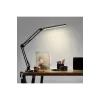 Katlanabilir Led Işık Masa Tutucu Mengeneli Metal 3 Renk Okuma Işığı Çalışma Masası Usbli