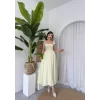 Khalesı Omuz Bağlamalı Elbise