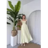 Khalesı Omuz Bağlamalı Elbise