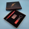 Kırmızı Anahtarlık Çakmak Ve Touchpen Kalem