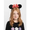 Kırmızı Fiyonklu Minnie Mouse Taç Fare Tacı Kafa Bandı