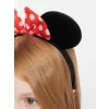 Kırmızı Fiyonklu Minnie Mouse Taç Fare Tacı Kafa Bandı