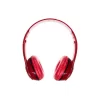 Kırmızı Kulak Üstü Portatif Katlanır Stereo Kulaklık