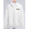 Luz&Pos Kışlık Üç İplik Kapüşonlu Sweatshirt - Beyaz