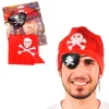 Korsan Bandana, Göz Maskesi ve Küpe 3lü Kostüm Seti