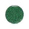 Koyu Yeşil Renk 4 mm Yaklaşık 1100 adet / 100 gram Cam Boncuk Oya Yazma Bileklik ve Kolye