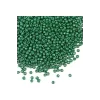 Koyu Yeşil Renk 4 mm Yaklaşık 1100 adet / 100 gram Cam Boncuk Oya Yazma Bileklik ve Kolye