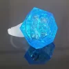 Kristal Tasarımlı Led Glow Işıklı 3 Modlu Mor Yüzük 3.5 X 5 Cm