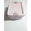 Kulplu Beslenme Kabı  2 Bölmeli Mandallı Diyet Kabı -çatal Kaşık Dahildir