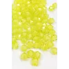 Küp Boncuk İçten Boncuklu Bileklik Çanta Boncuğu 10 mm 50 gr Sarı - BNC454