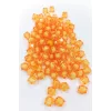 Küp Boncuk İçten Boncuklu Bileklik Çanta Boncuğu 10 mm 50 gr Turuncu - BNC452