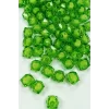 Küp Boncuk İçten Boncuklu Bileklik Çanta Boncuğu 10 mm 50 gr Yeşil - BNC450