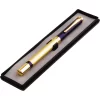 Kutulu Lacivert Gold Tasarım Roller Kalem