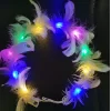 Led Işıklı RGB 3 Fonksiyonlu Otrişli Parti Tacı Renkli