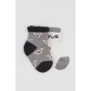 Luz&Pos Love Dog Penye Soket Çorap 2li  Gri