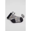 Luz&Pos Love Dog Penye Soket Çorap 2li  Gri