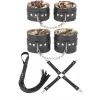 Luz&Pos Arias Closet Deri Leoparlı 4lü Harness Set