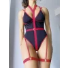 Luz&Pos Arias Closet Kırmızı Şeritli Fantezi Mayokini
