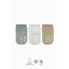 Luz&Pos Basic Kaymaz Penye Soket Çorap 3lü Bs10107 Nil Ekru Bej