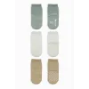 Luz&Pos Basic Kaymaz Penye Soket Çorap 3lü Bs10107 Nil Ekru Bej