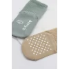 Luz&Pos Basic Kaymaz Penye Soket Çorap 3lü Bs10107 Nil Ekru Bej