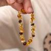 Luz&Pos Bebek Damla Kehribar Bileklik