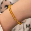 Luz&Pos Bebek Damla Kehribar Bileklik
