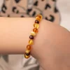 Luz&Pos Bebek Damla Kehribar Bileklik