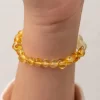 Luz&Pos Bebek Damla Kehribar Bileklik