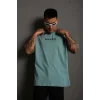 Luz&Pos Erkek Sırt Golf Gtı Baskılı Oversize T-shirt - Mint Yeşili