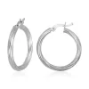 Luz&Pos Gümüş 3 Mm Burgu Şarnel Küpe