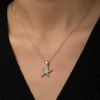 Luz&Pos Gümüş Deniz Yıldızı Bayan Kolye