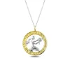 Luz&Pos ​gümüş Gold Başak Burcu Kolye