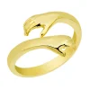 Luz&Pos Gümüş Gold Sarılan Eller Yüzük