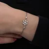 Luz&Pos Gümüş Kar Tanesi Kadın Bileklik