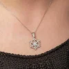 Luz&Pos Gümüş Kar Tanesi Kadın Kolye